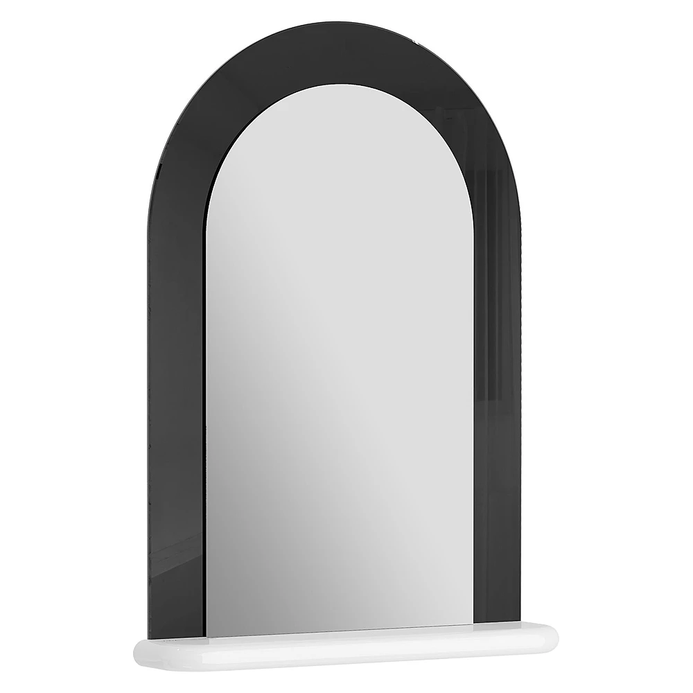 Vitra Liquid 57 Cm Parlak Siyah Seramik Çerçeveli Ayna