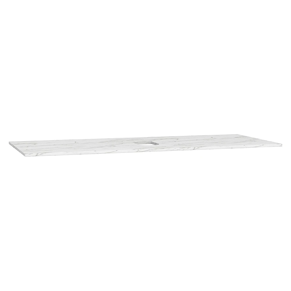 Vitra Origin 120 Cm Calacatta Neolith Armatür Deliksiz Üst Tezgah