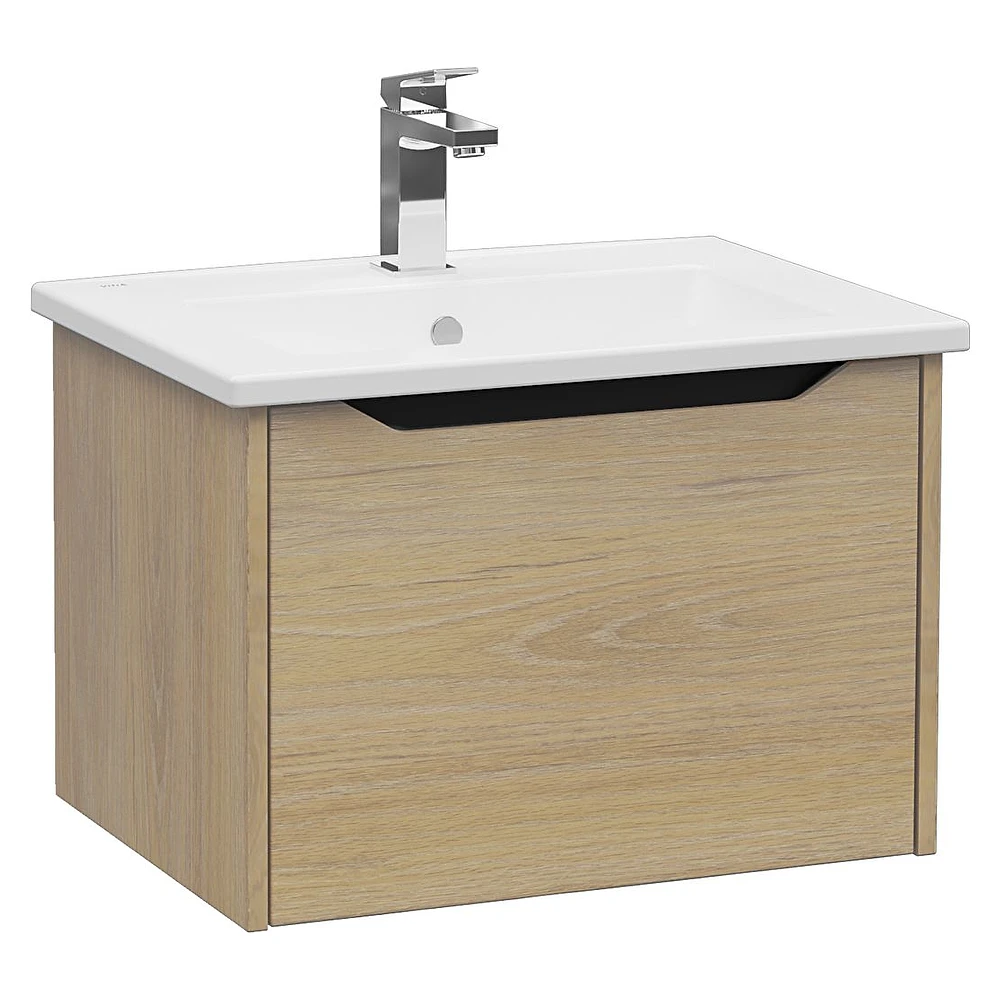 Vitra Integra Square 60 Cm Altın Meşe Tek Çekmeceli Lavabo Dolabı