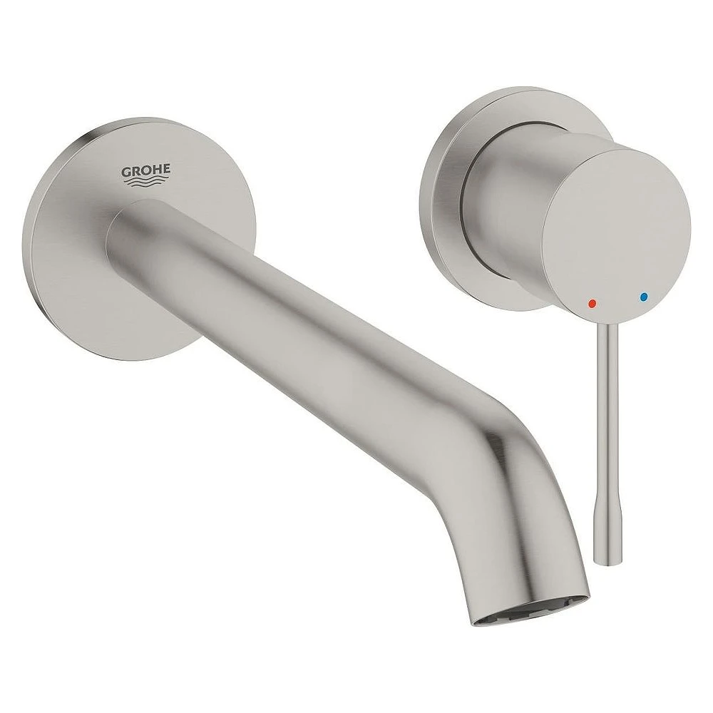 Grohe Essence New Paslanmaz Çelik Fırçalanmış L Lavabo Bataryası