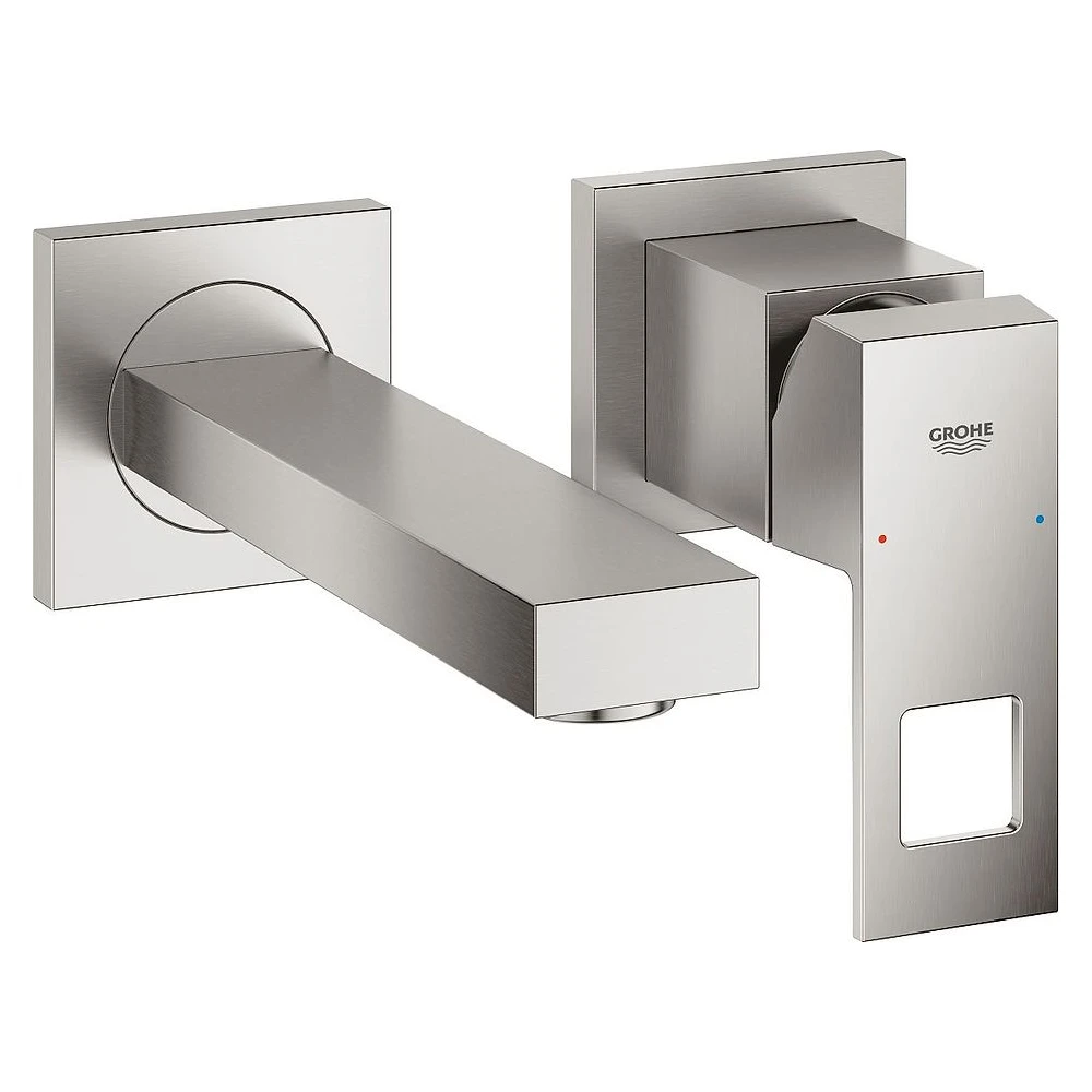 Grohe Eurocube Paslanmaz Çelik Fırçalanmış S Lavabo Bataryası