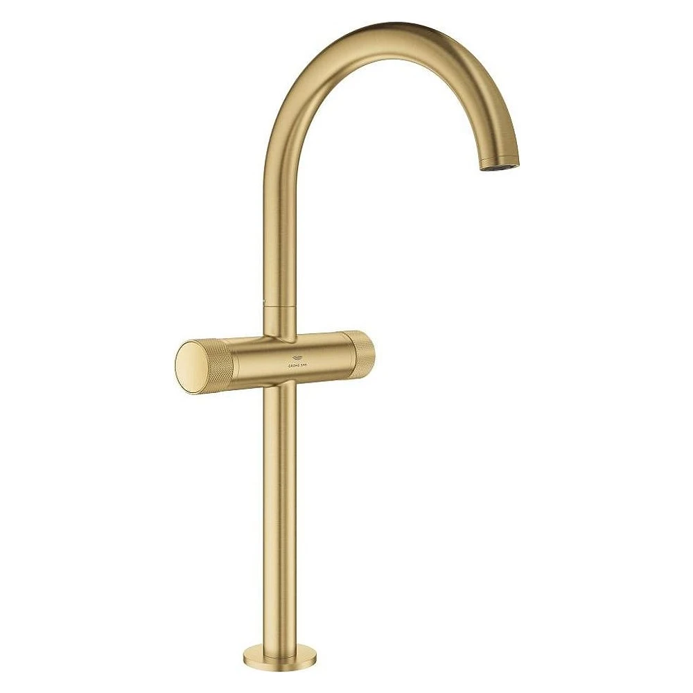 Grohe Atrio Altın Fırçalanmış Knob XL Lavabo Bataryası