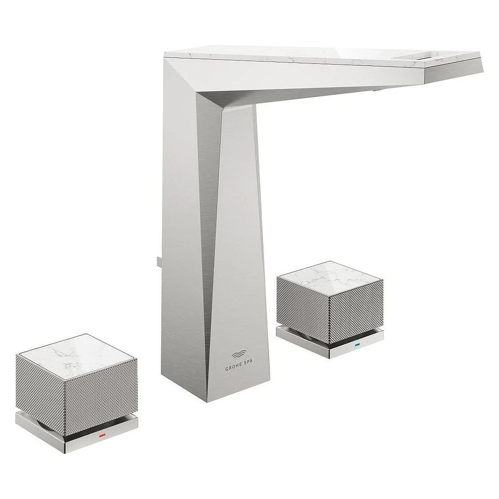 Grohe Allure Brilliant Paslanmaz Çelik Knob Attica L Lavabo Bataryası