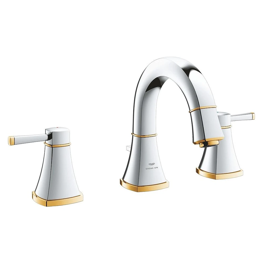 Grohe Grandera Krom Altın 3 Delikli M Lavabo Bataryası
