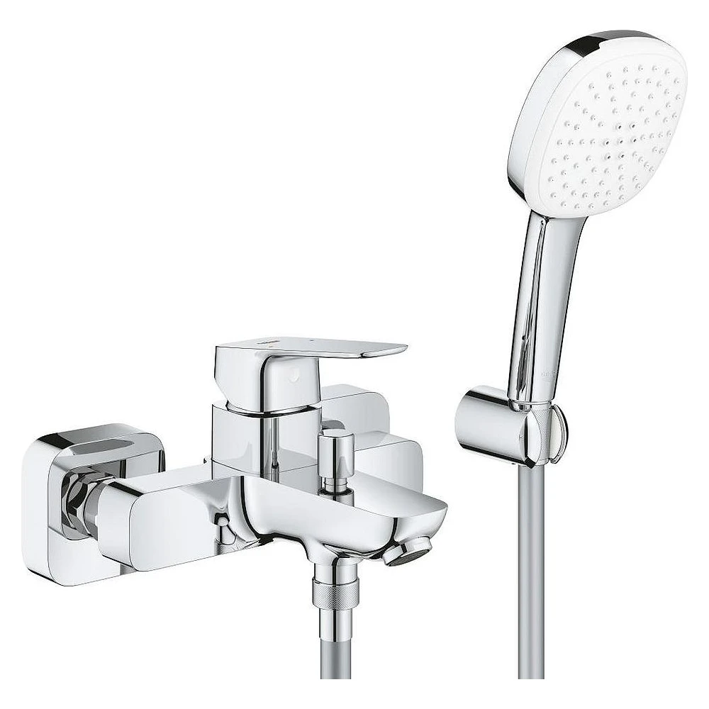 Grohe Cubeo Krom Sabit Süzgeç Banyo Bataryası