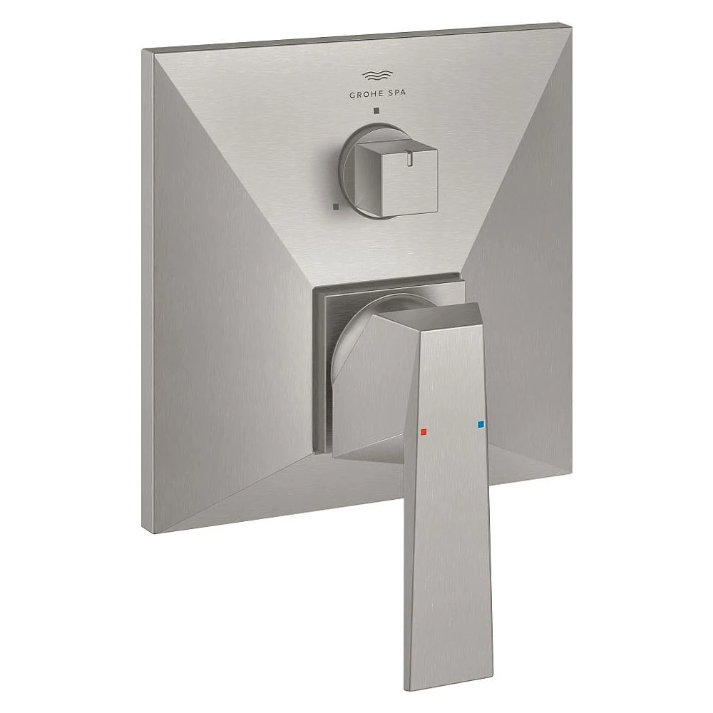 Grohe Allure Brilliant Paslanmaz Çelik Duvardan Banyo Bataryası