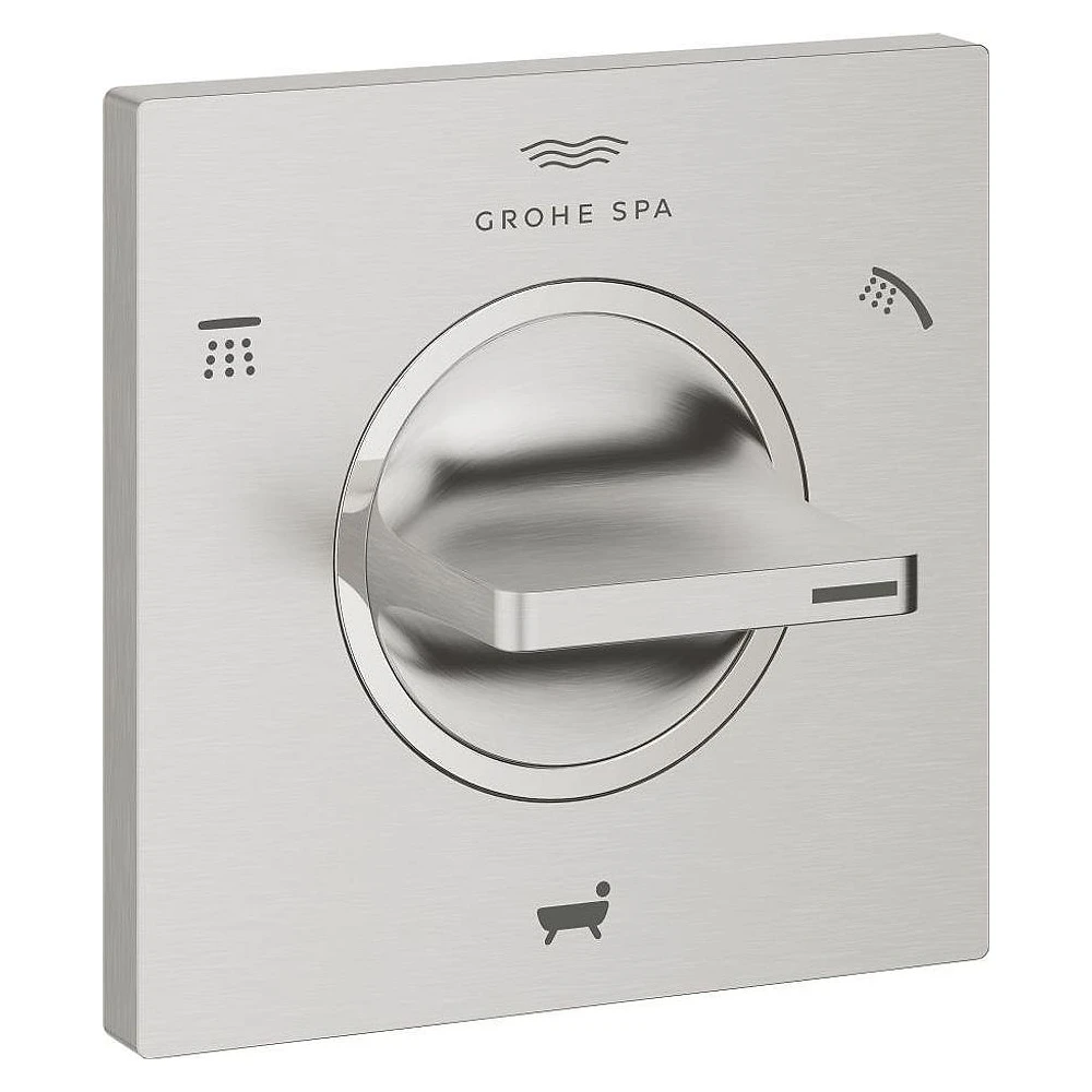 Grohe Allure New Paslanmaz Çelik Fırçalanmış Banyo Bataryası
