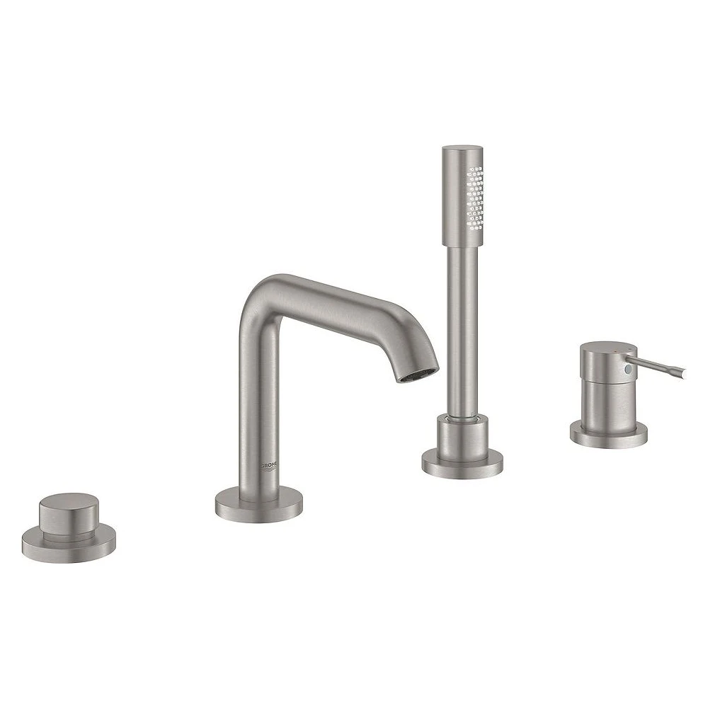 Grohe Essence New Paslanmaz Çelik Fırçalanmış Banyo Bataryası