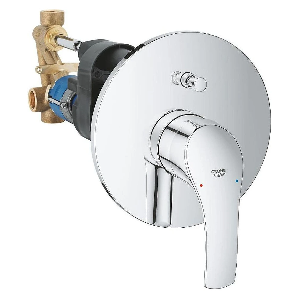 Grohe Eurosmart 2015 Krom Duvardan Banyo Bataryası