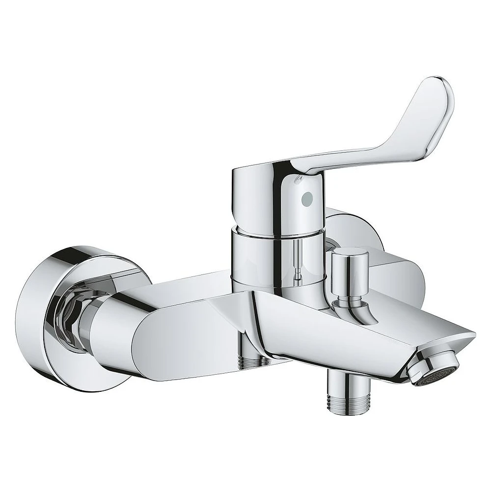 Grohe Eurosmart 2021 Krom Duvardan Banyo Bataryası