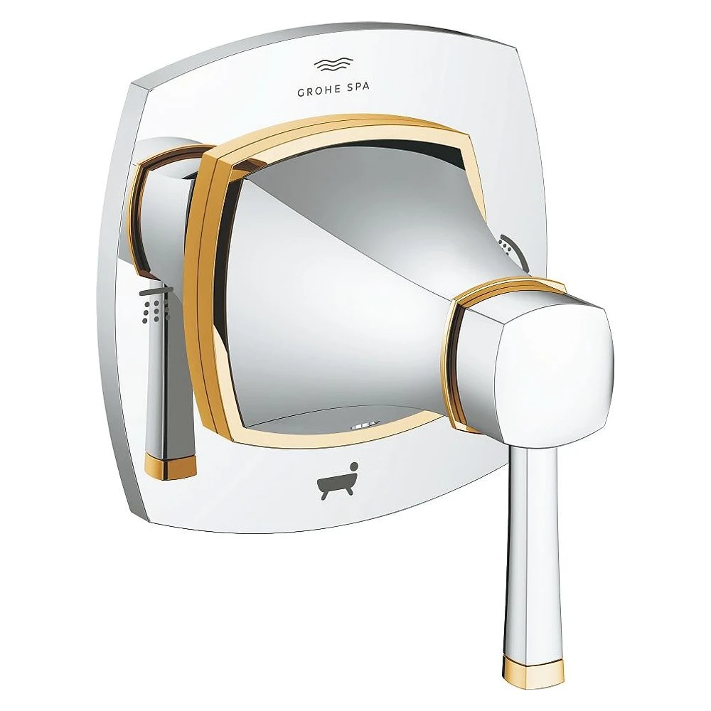 Grohe Grandera Krom Altın Banyo Bataryası