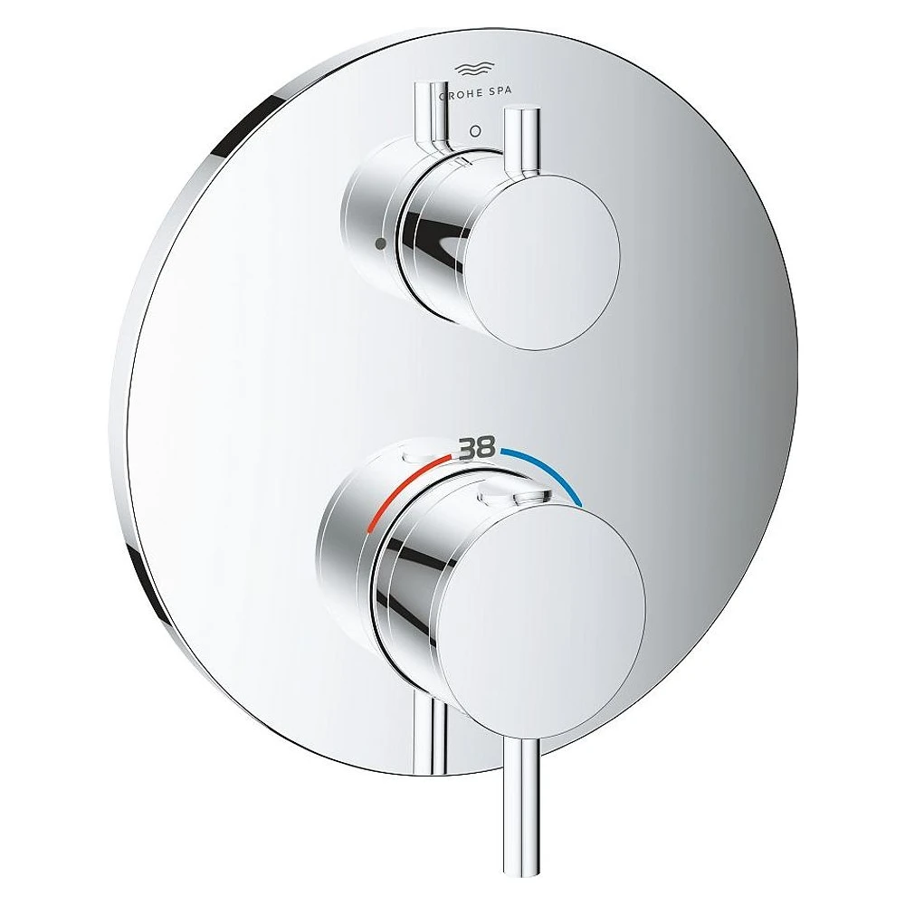 Grohe Atrio New Classic Krom Duvardan Termostatik Batarya