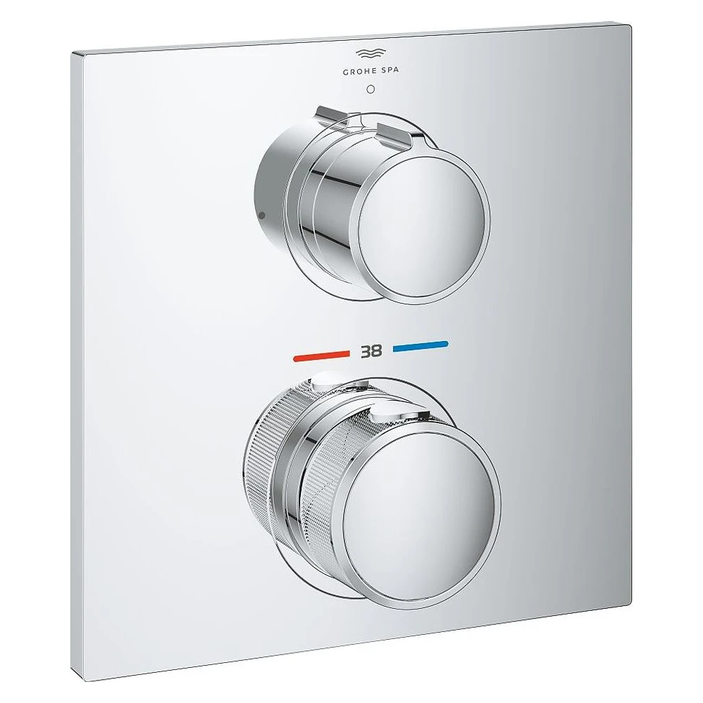 Grohe Allure New Krom Duvardan Termostatik Batarya