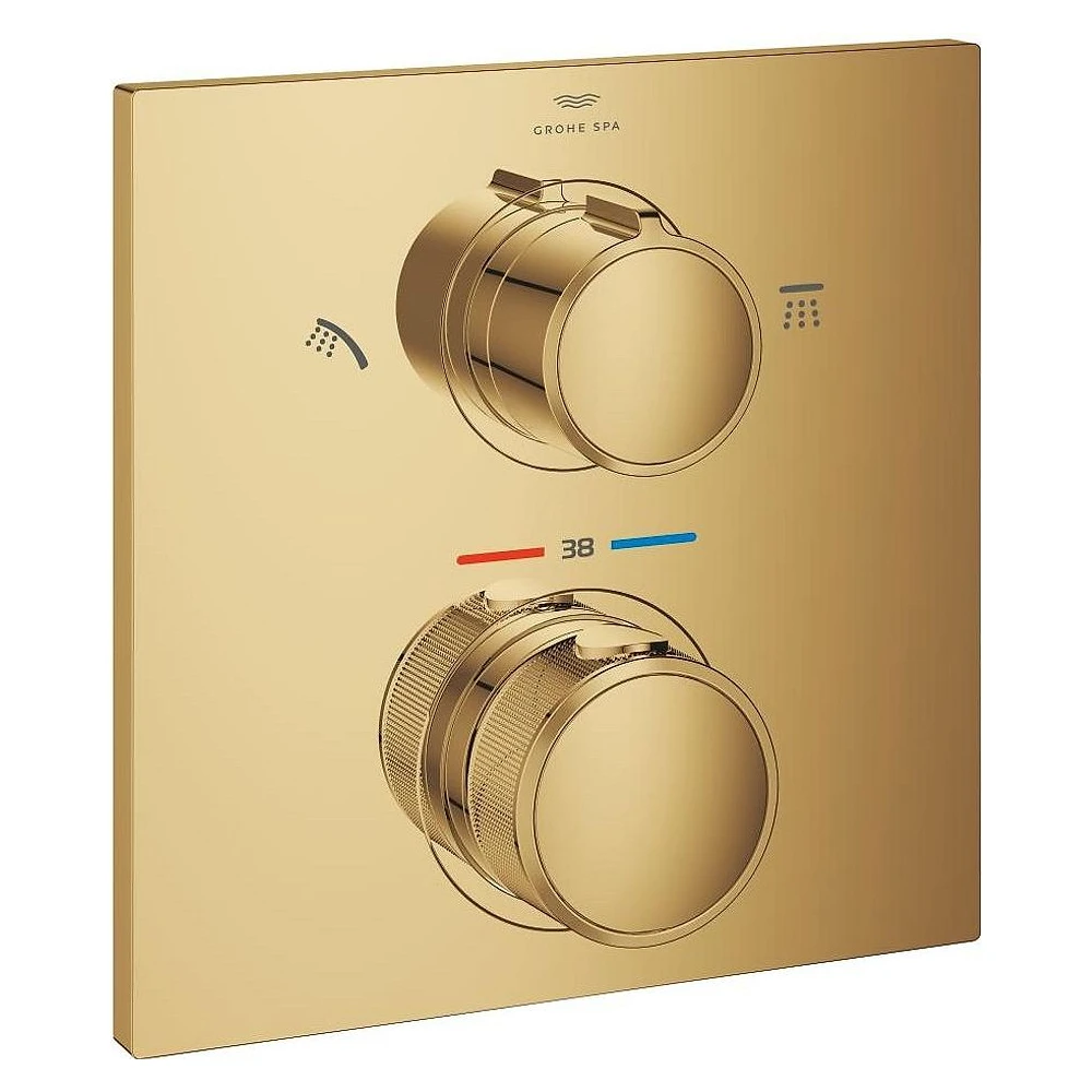Grohe Allure New Altın Ankastre Termostatik Batarya
