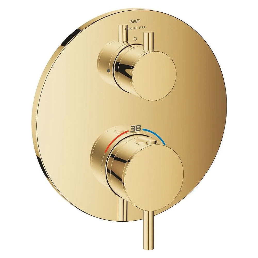 Grohe Atrio New Classic Altın Ankastre Termostatik Batarya