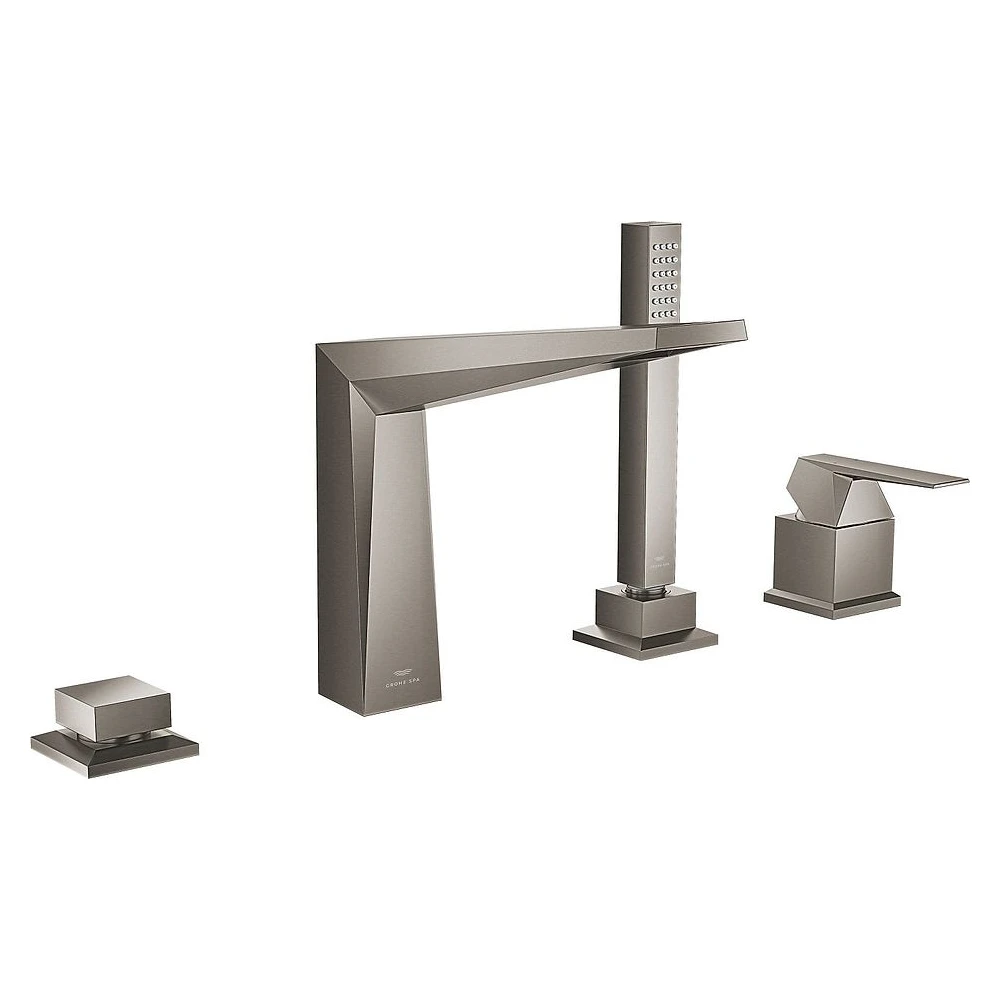 Grohe Allure Brilliant Antrasit Fırçalanmış Küvet Bataryası