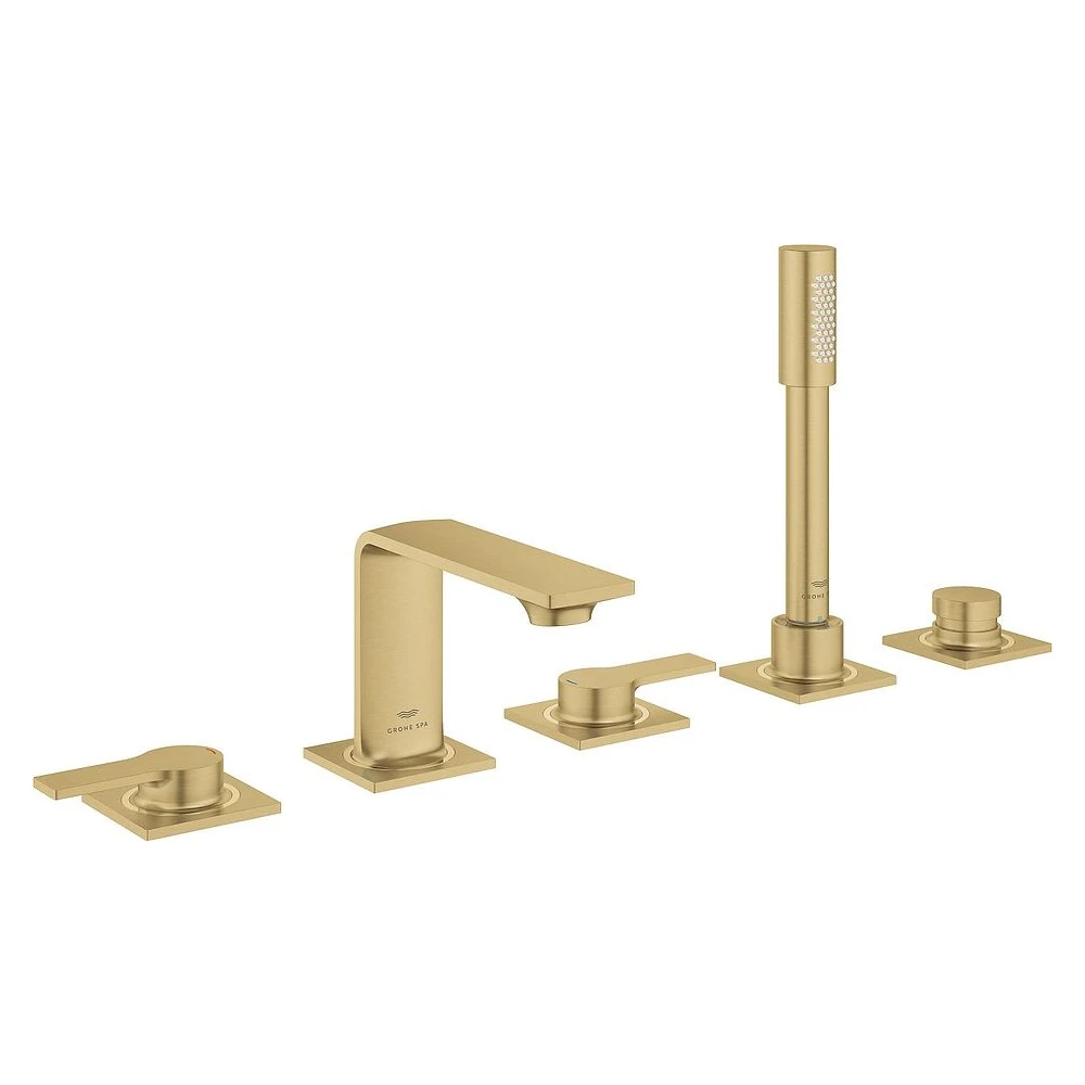 Grohe Allure New Altın Fırçalanmış Küvet Bataryası