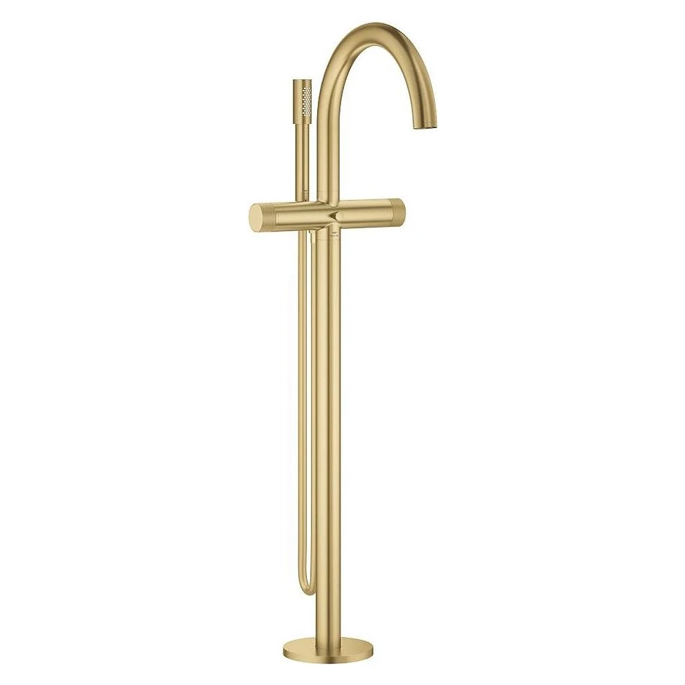 Grohe Atrio Private Collection Altın Fırçalanmış Knob Küvet Bataryası