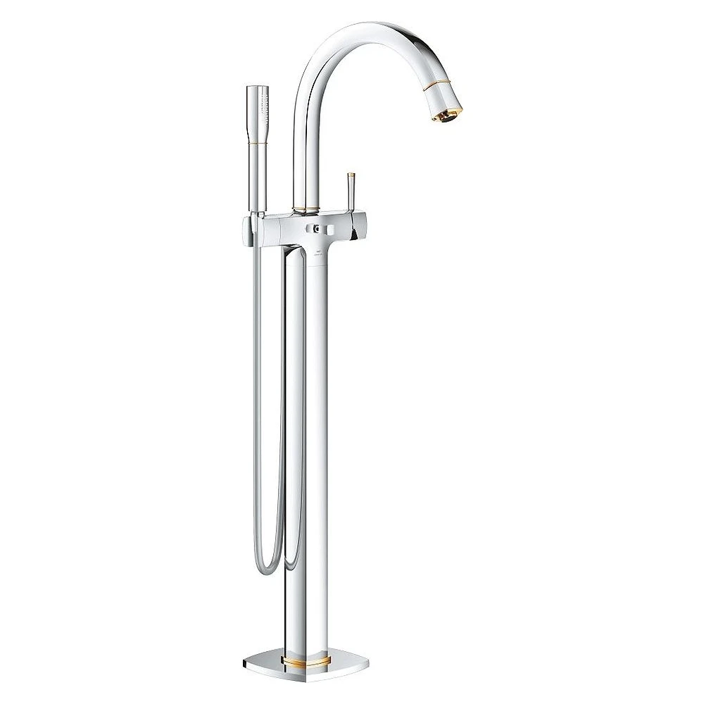 Grohe Grandera Krom Altın Yerden Küvet Bataryası