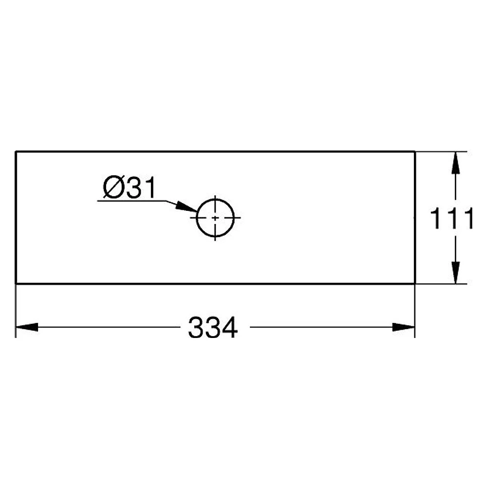 Grohe Rainshower Aqua 1 hole Krom Tavandan Ankastre Duş 2