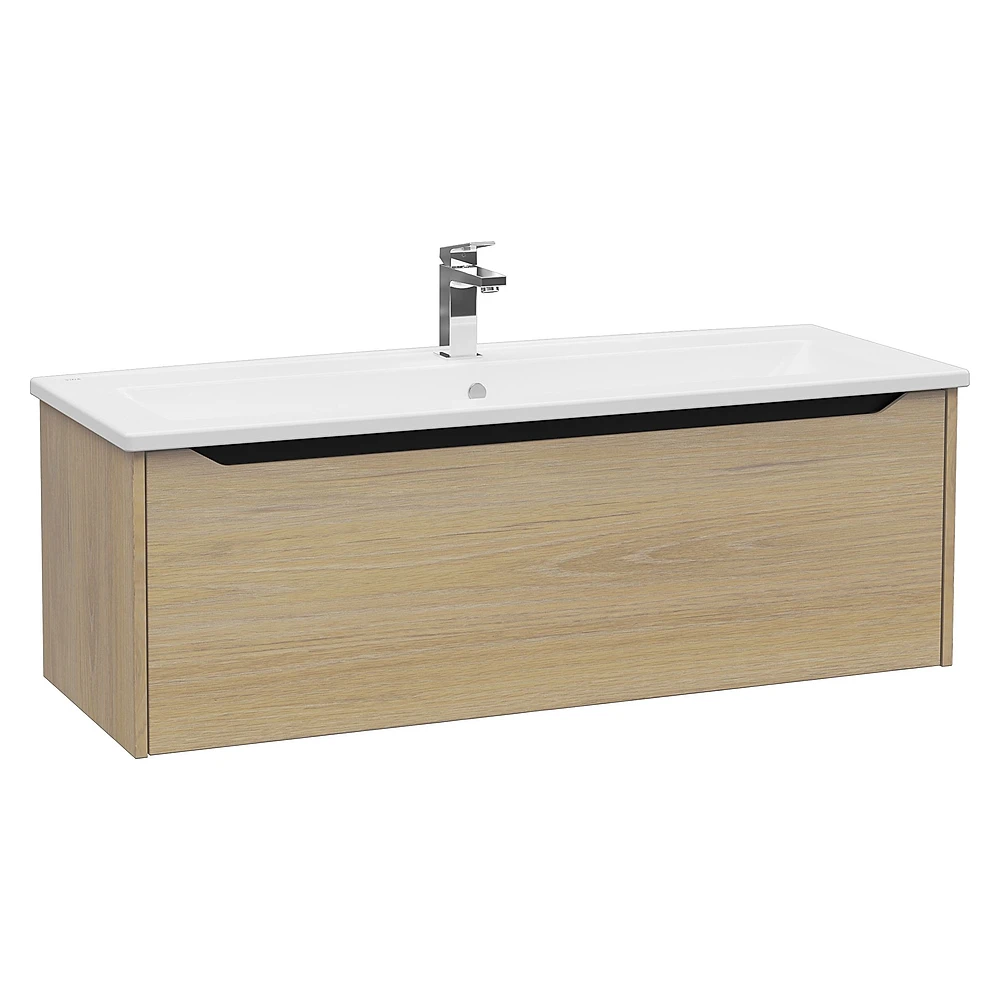 Vitra Integra Square 120 Cm Altın Meşe Tek Çekmeceli Lavabo Dolabı