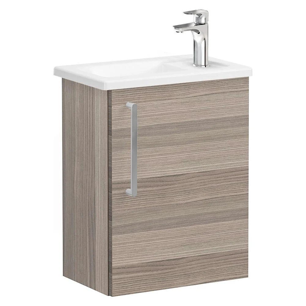Vitra Root Flat 45 Cm Cordoba Dar Tek Kapaklı Sağ Lavabo Dolabı