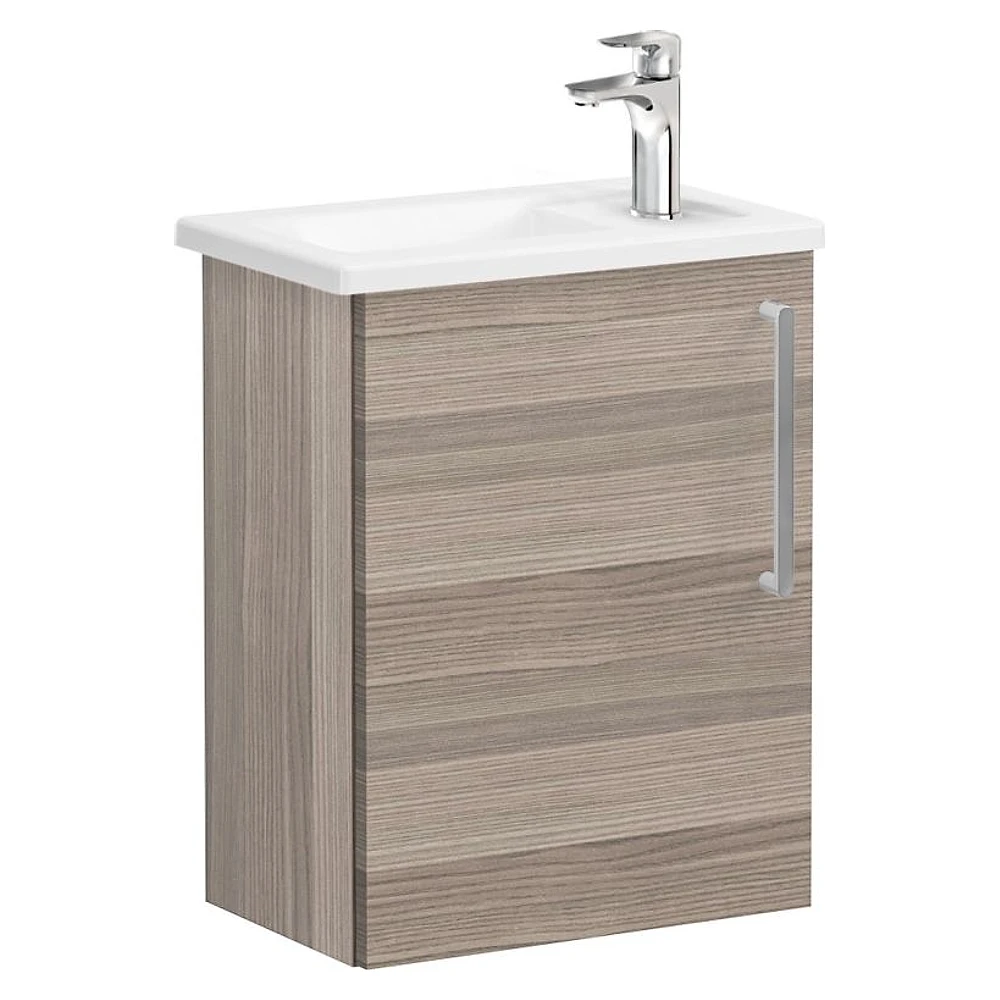 Vitra Root Flat 45 Cm Cordoba Dar Tek Kapaklı Sol Lavabo Dolabı
