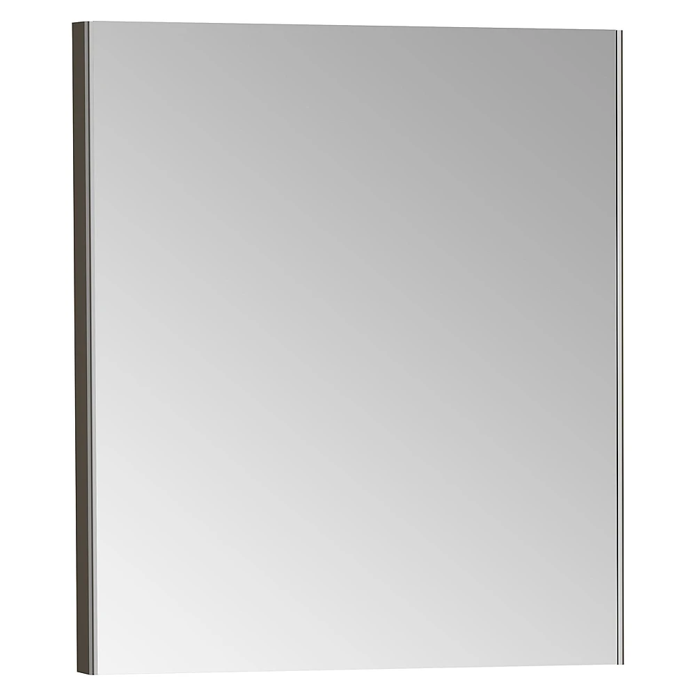 Vitra Base 60 Cm Fırçalanmış Krom Dikdörtgen Düz Ayna