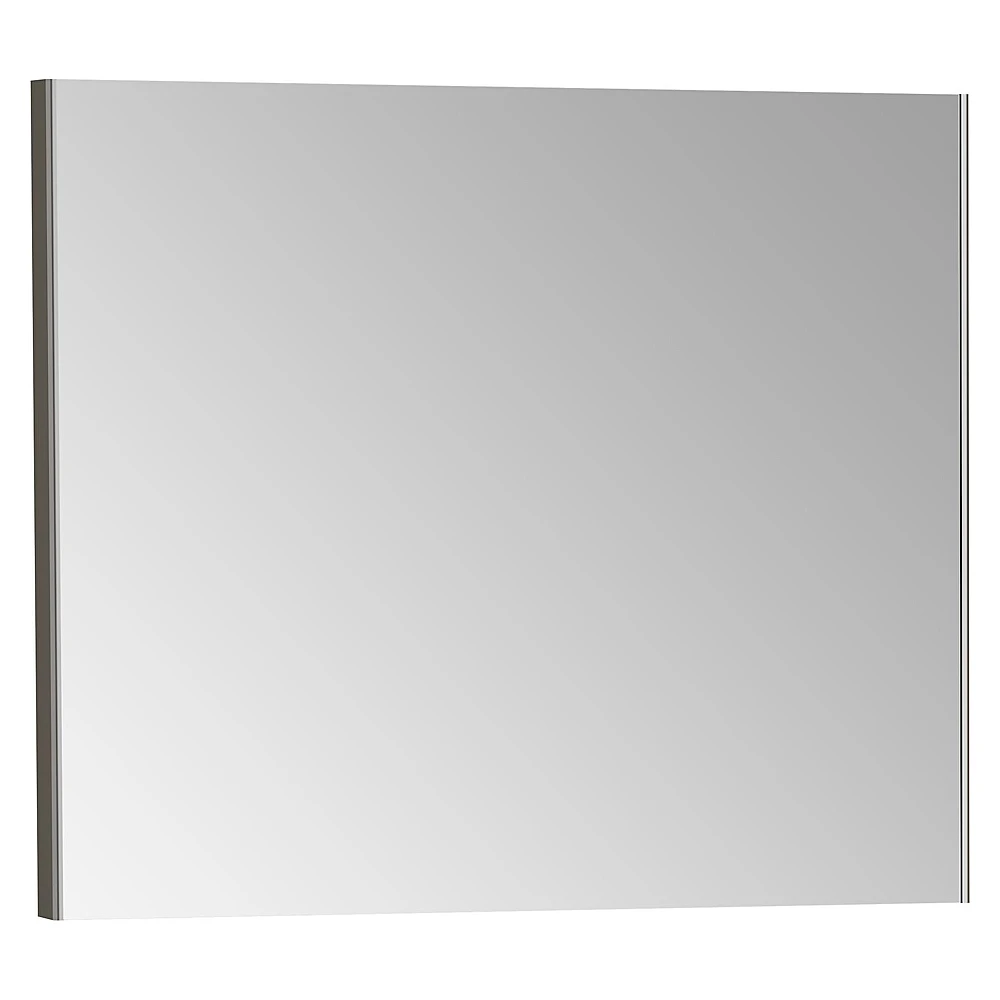 Vitra Base 80 Cm Fırçalanmış Krom Dikdörtgen Düz Ayna