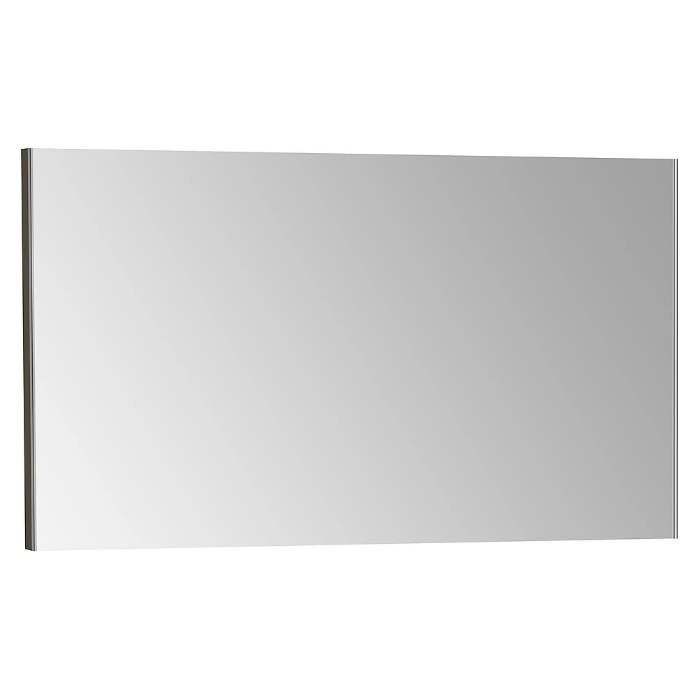 Vitra Base 120 Cm Fırçalanmış Krom Dikdörtgen Düz Ayna