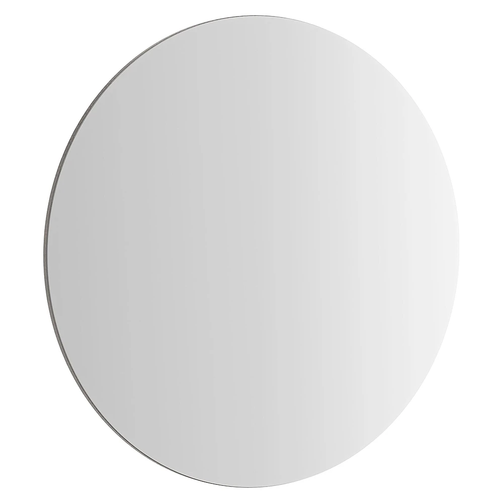 Vitra Base 80 Cm Fırçalanmış Krom Yuvarlak Ayna