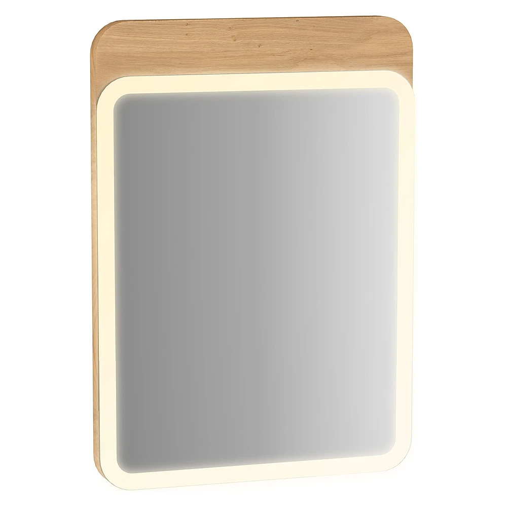 Vitra Sento 50 Cm Açık Meşe Led Aydınlatmalı Düz Ayna