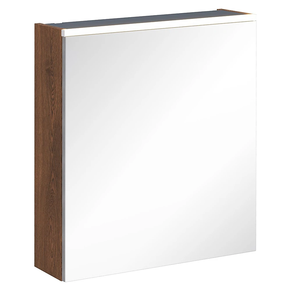 Vitra Core 60 Cm Ceviz Aydınlatmalı Sağ Dolaplı Ayna