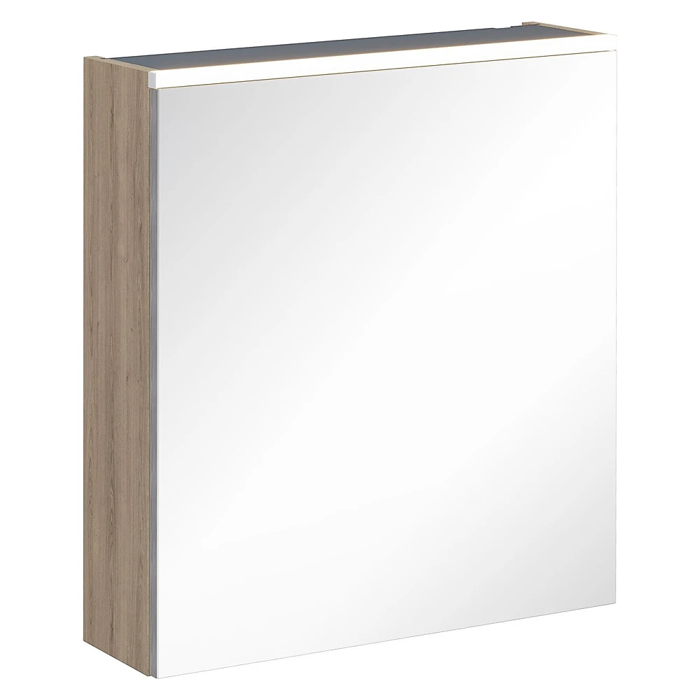 Vitra Core 60 Cm Doğal Meşe Aydınlatmalı Sol Dolaplı Ayna