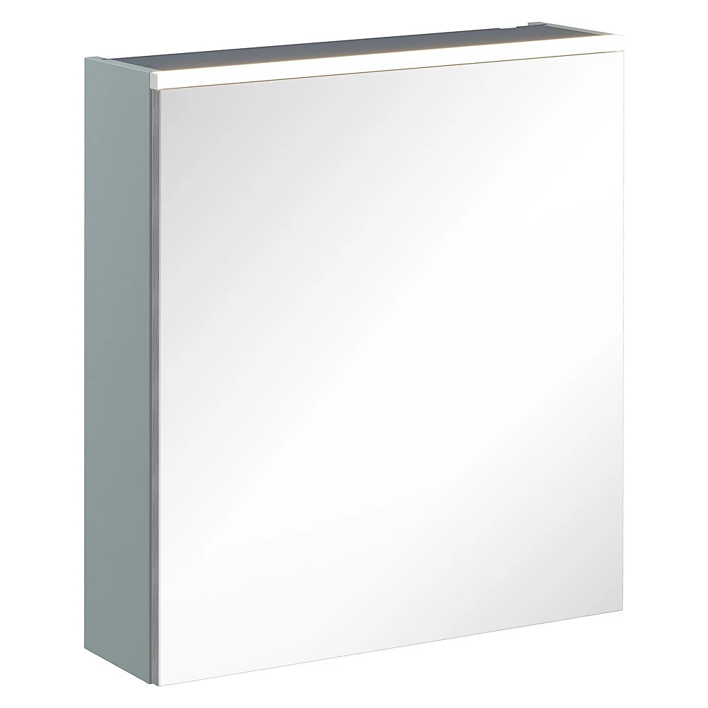 Vitra Core 60 Cm Mat Fiyord Yeşili Aydınlatmalı Sol Dolaplı Ayna