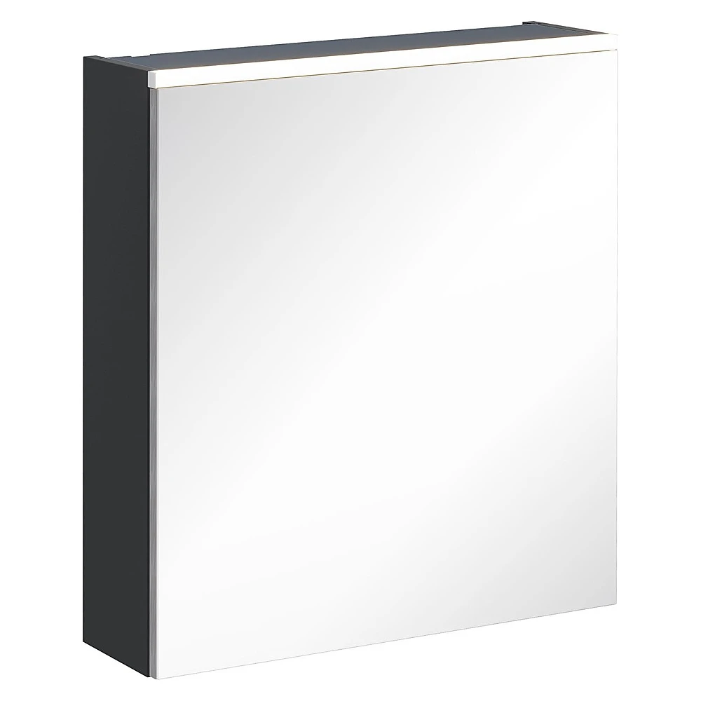 Vitra Core 60 Cm Mat Grafit Aydınlatmalı Sağ Dolaplı Ayna