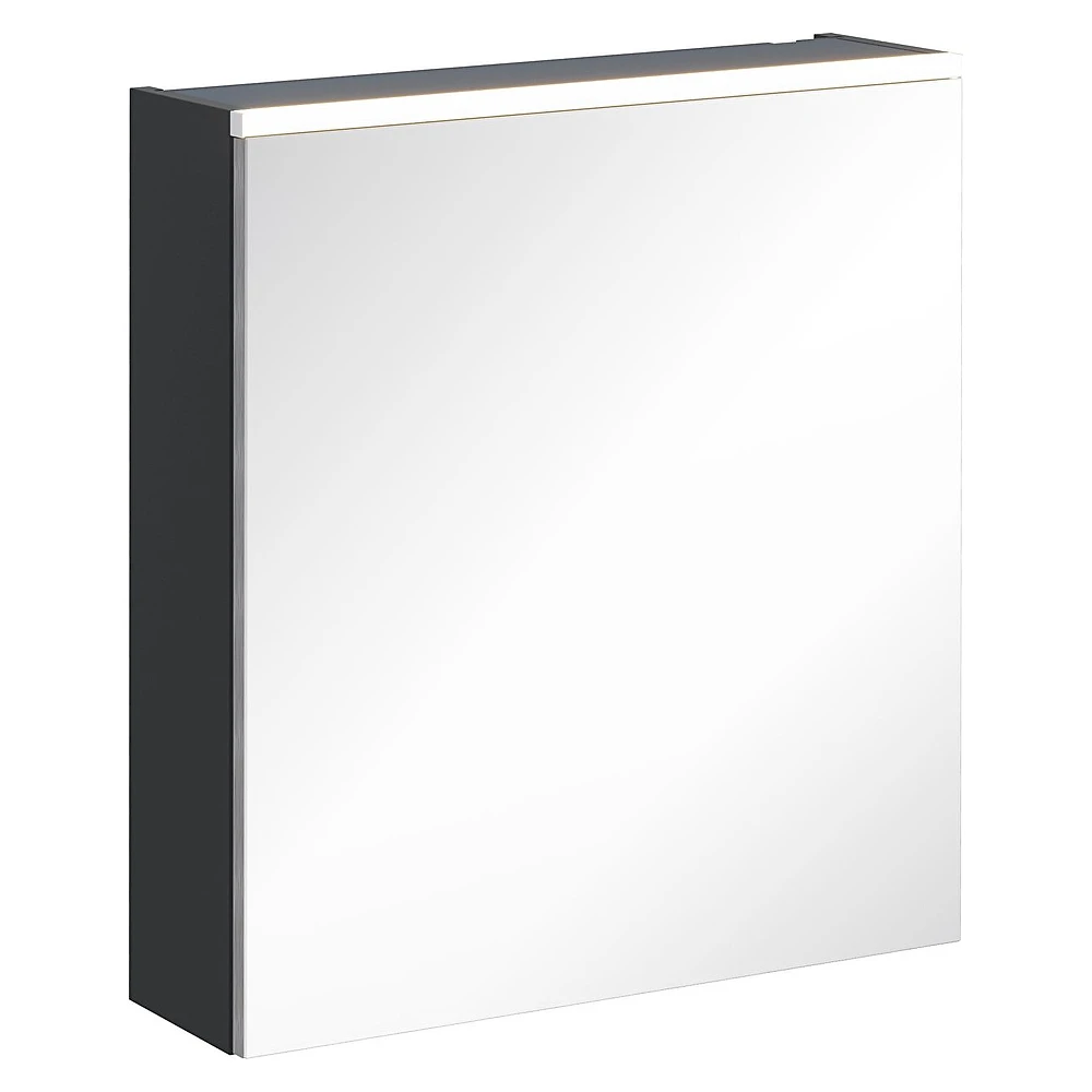 Vitra Core 60 Cm Mat Grafit Aydınlatmalı Sol Dolaplı Ayna