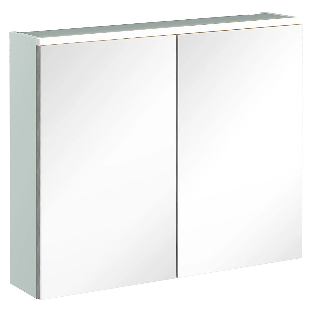 Vitra Core 80 Cm Mat Retro Yeşil Aydınlatmalı Dolaplı Ayna
