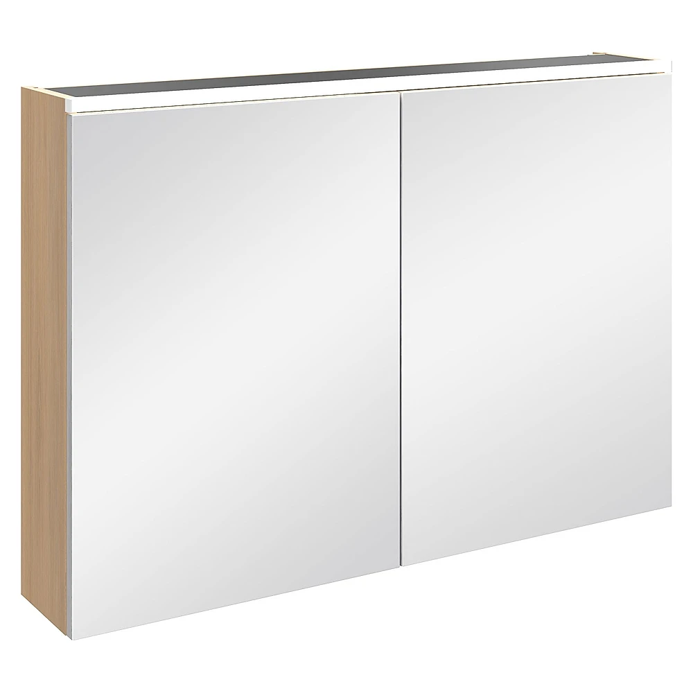 Vitra Core 100 Cm Altın Meşe Aydınlatmalı Dolaplı Ayna