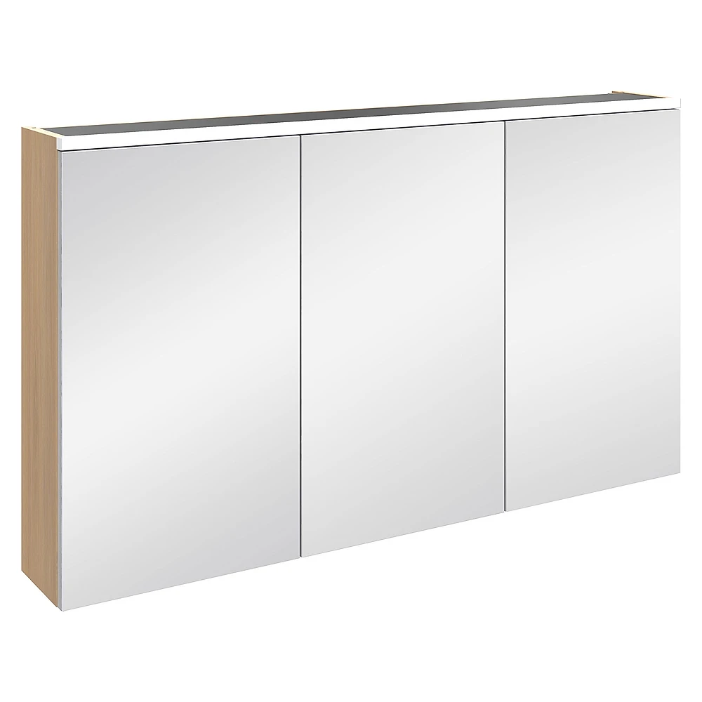 Vitra Core 120 Cm Altın Meşe Aydınlatmalı Dolaplı Ayna