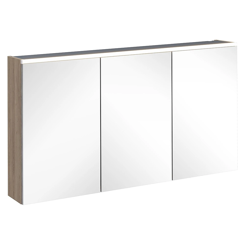 Vitra Core 120 Cm Doğal Meşe Aydınlatmalı Dolaplı Ayna