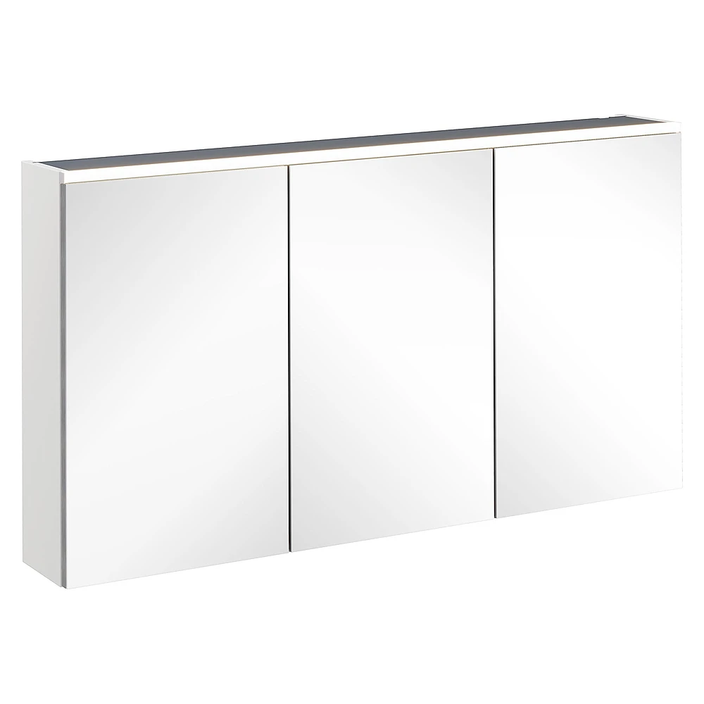 Vitra Core 120 Cm Mat Açık Gri Aydınlatmalı Dolaplı Ayna