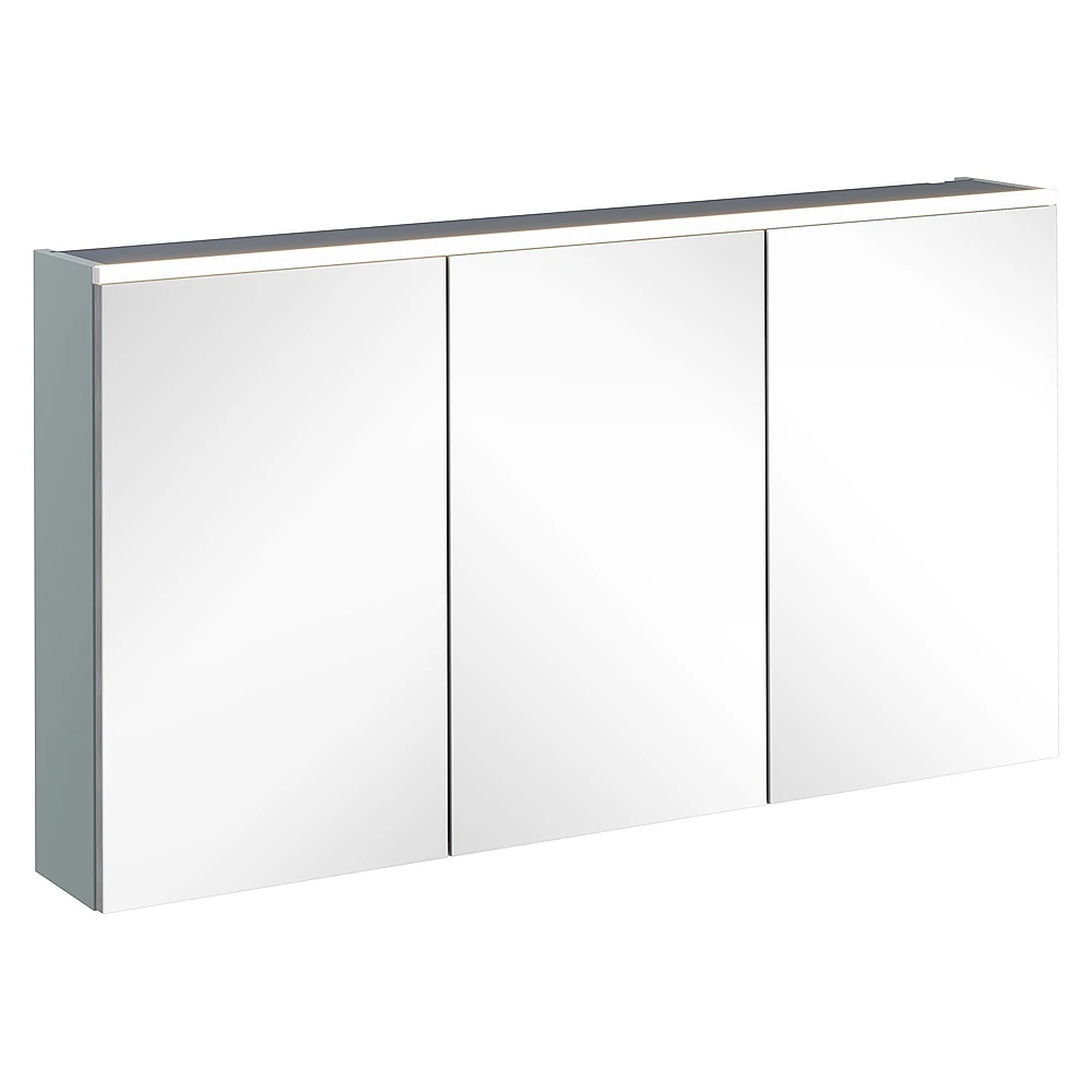 Vitra Core 120 Cm Mat Fiyord Yeşili Aydınlatmalı Dolaplı Ayna