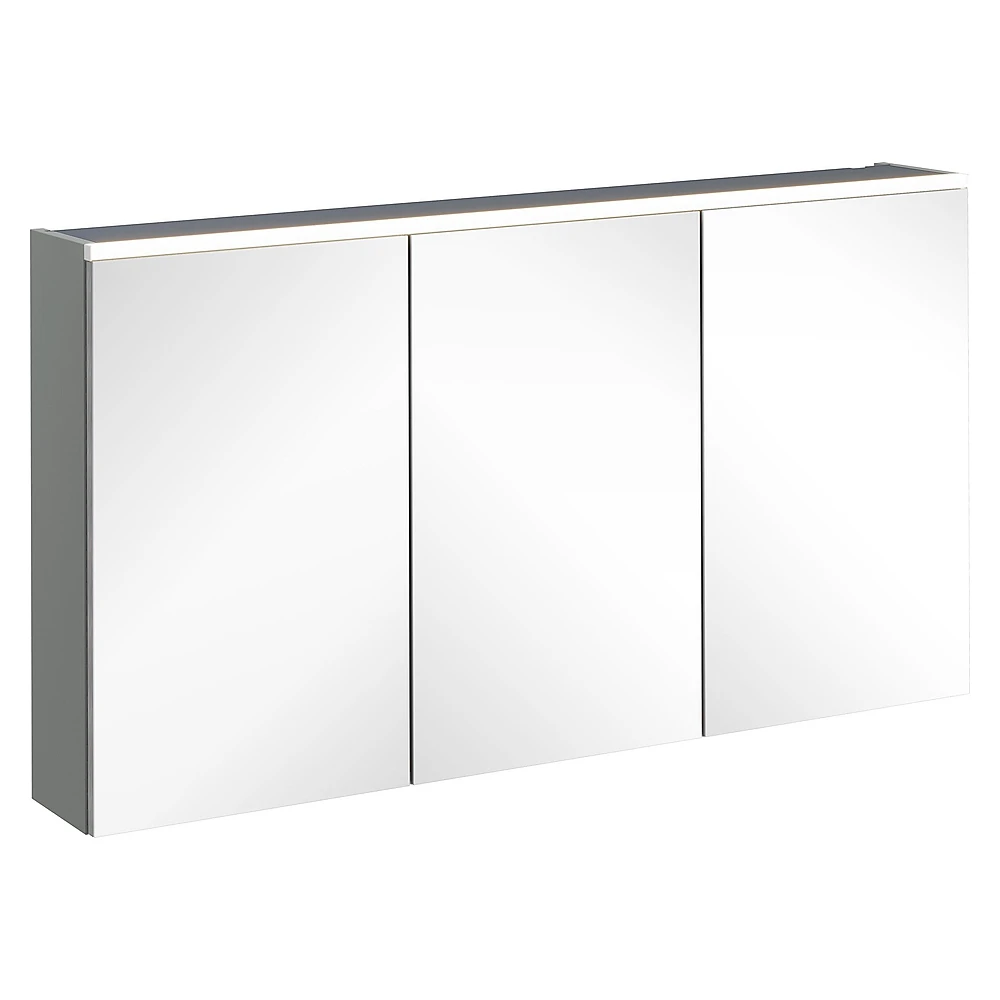 Vitra Core 120 Cm Mat Gri Aydınlatmalı Dolaplı Ayna