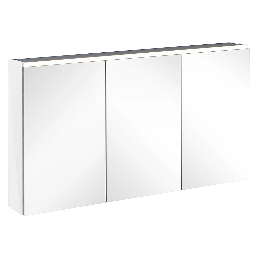Vitra Core 120 Cm Parlak Beyaz Aydınlatmalı Dolaplı Ayna
