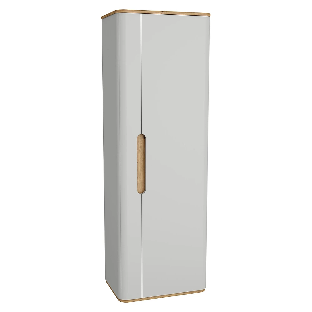 Vitra Sento 55 Cm Mat Açık Gri Tek Kapaklı Sağ Boy Dolabı