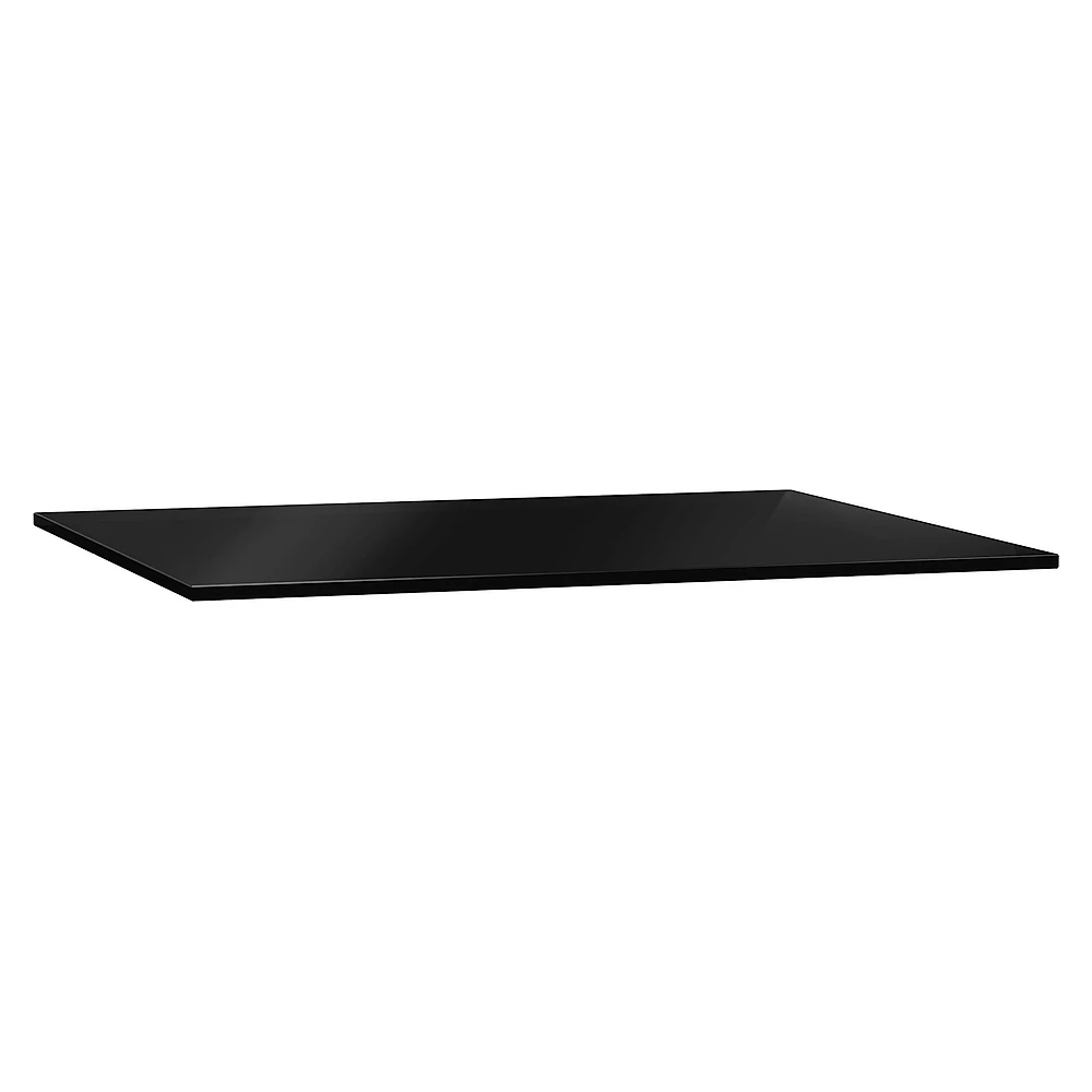 Vitra Origin 60 Cm Siyah Cam Armatür Deliksiz Üst Tezgah