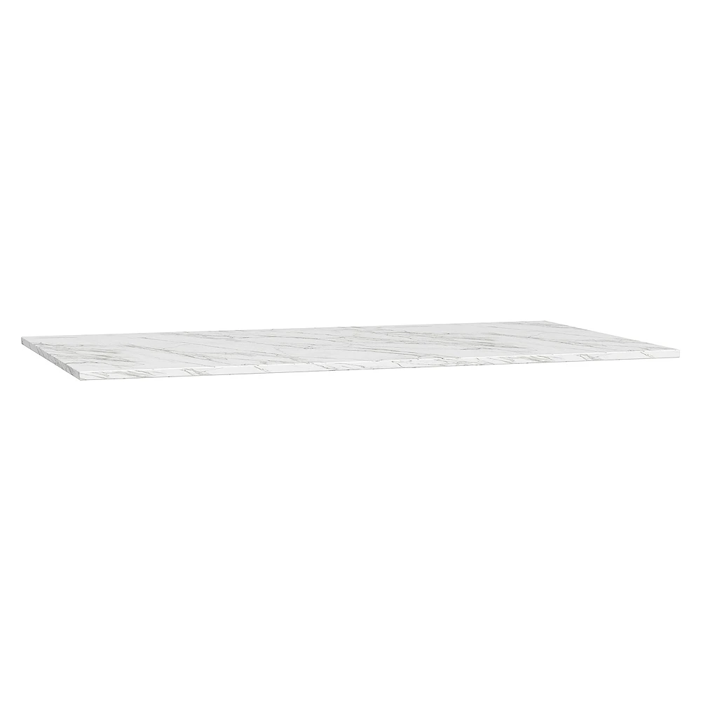 Vitra Origin 90 Cm Calacatta Silk Neolith Armatür Deliksiz Sifonsuz Üst Tezgah