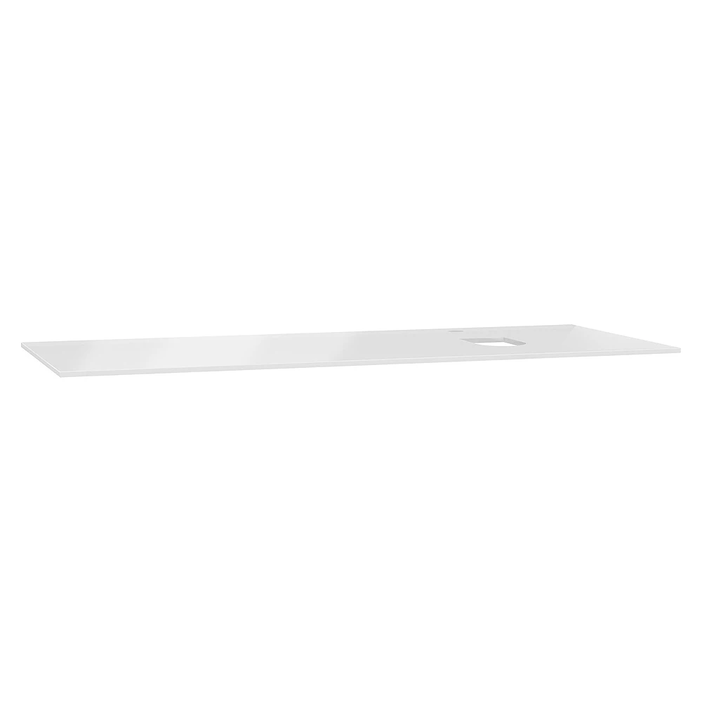 Vitra Origin 120 Cm Beyaz Cam Armatür Delikli Sağ Sifonlu Üst Tezgah