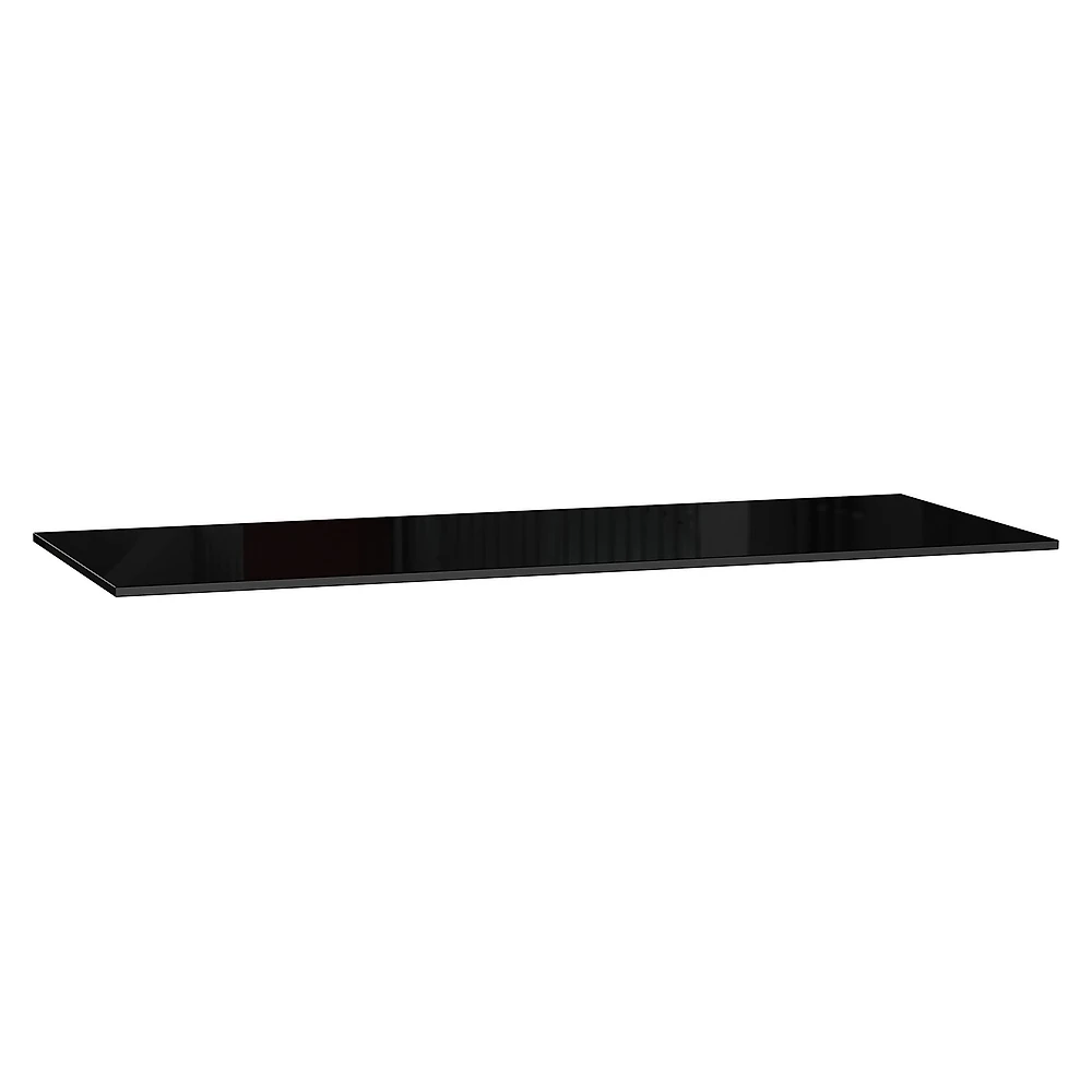 Vitra Origin 120 Cm Siyah Cam Armatür Deliksiz Sifonsuz Üst Tezgah